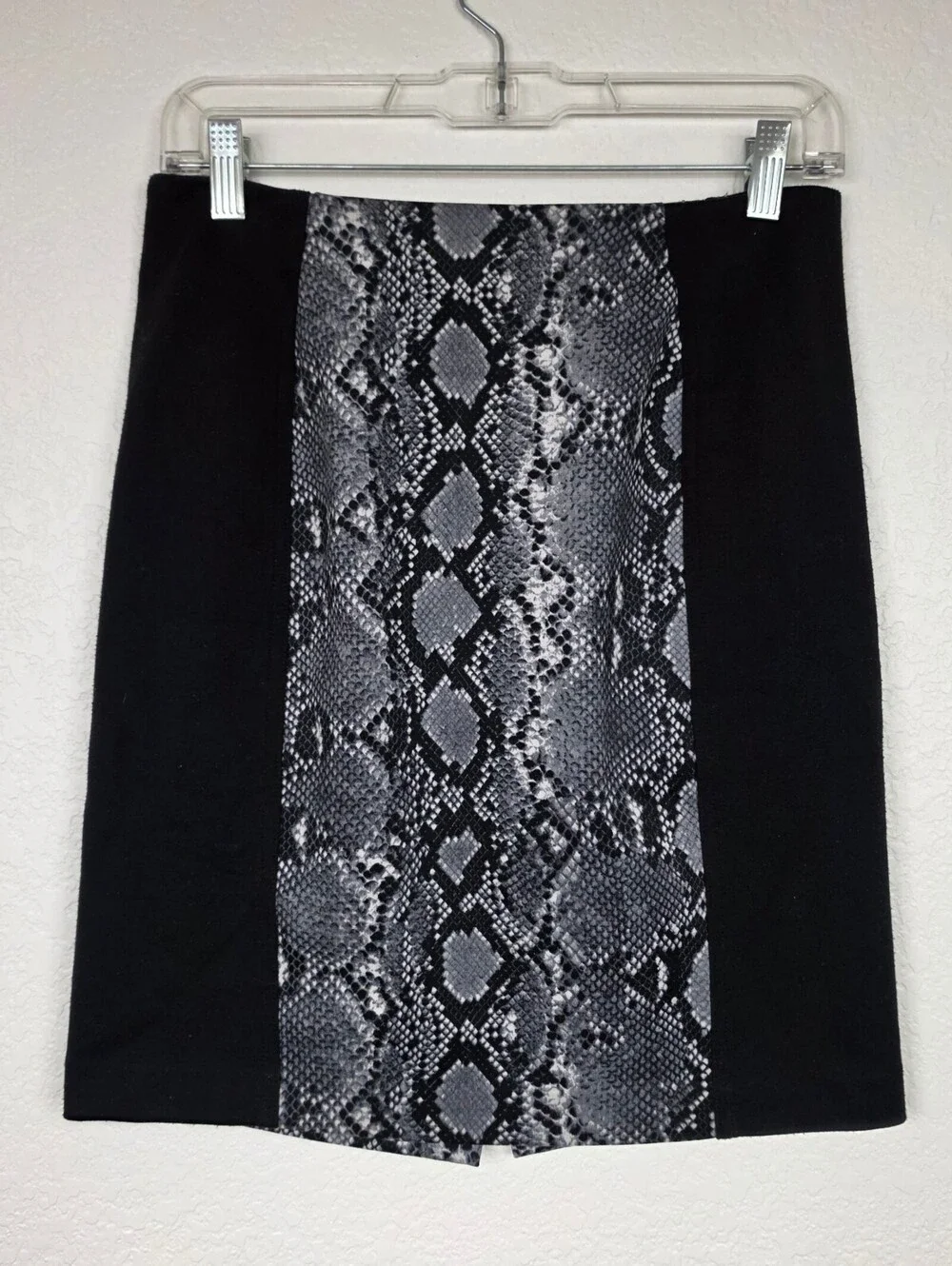 Michael Kors Black Snake Mini Size 4 Skirt